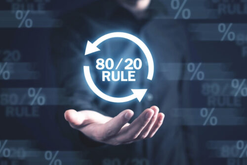 Wat wordt bedoeld met de 80 20 regel?